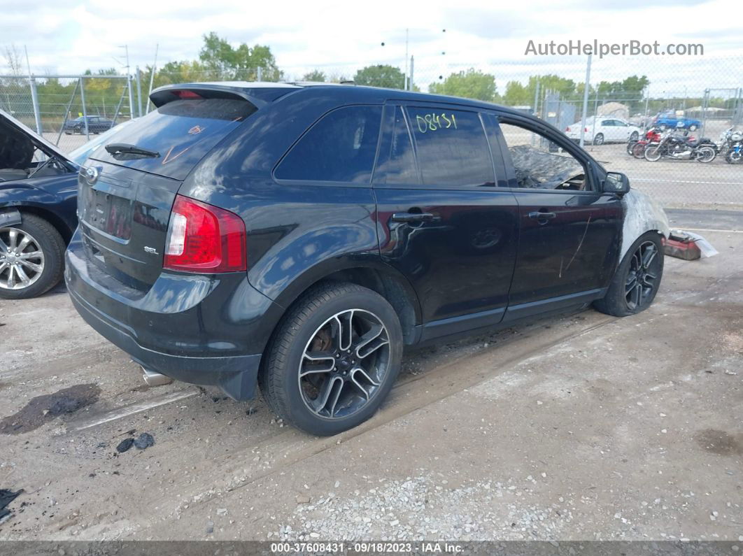 2014 Ford Edge Sel Black vin: 2FMDK3JC2EBA66430