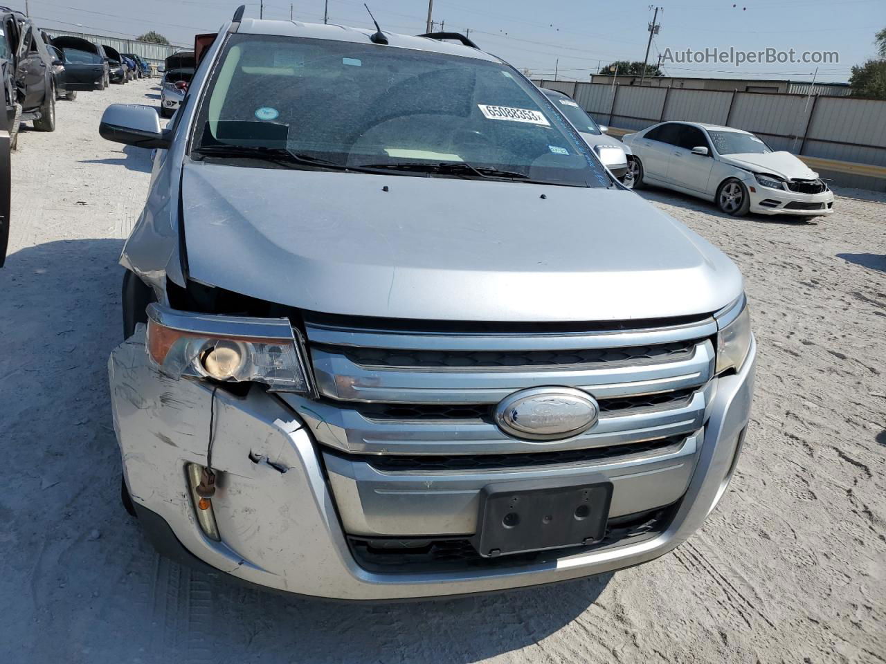 2014 Ford Edge Sel Серебряный vin: 2FMDK3JC2EBB29686