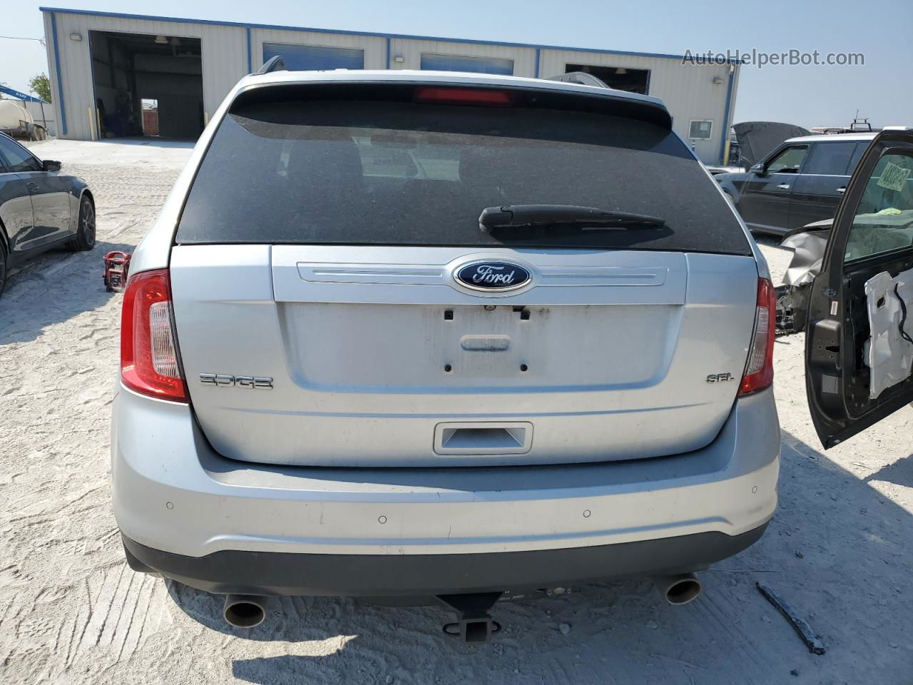 2014 Ford Edge Sel Серебряный vin: 2FMDK3JC2EBB29686