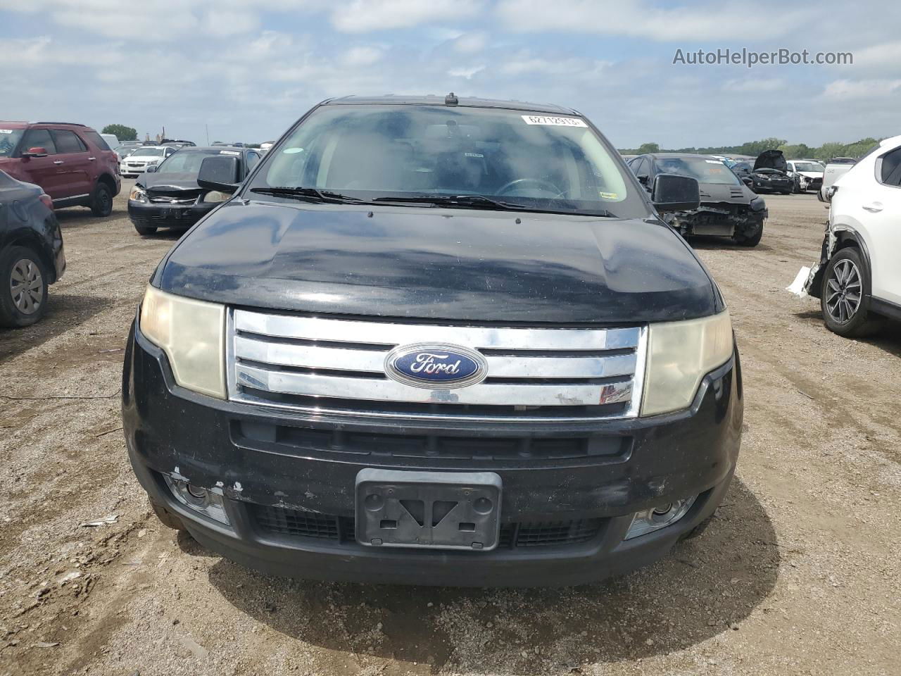 2010 Ford Edge Sel Черный vin: 2FMDK3JC3ABA18994