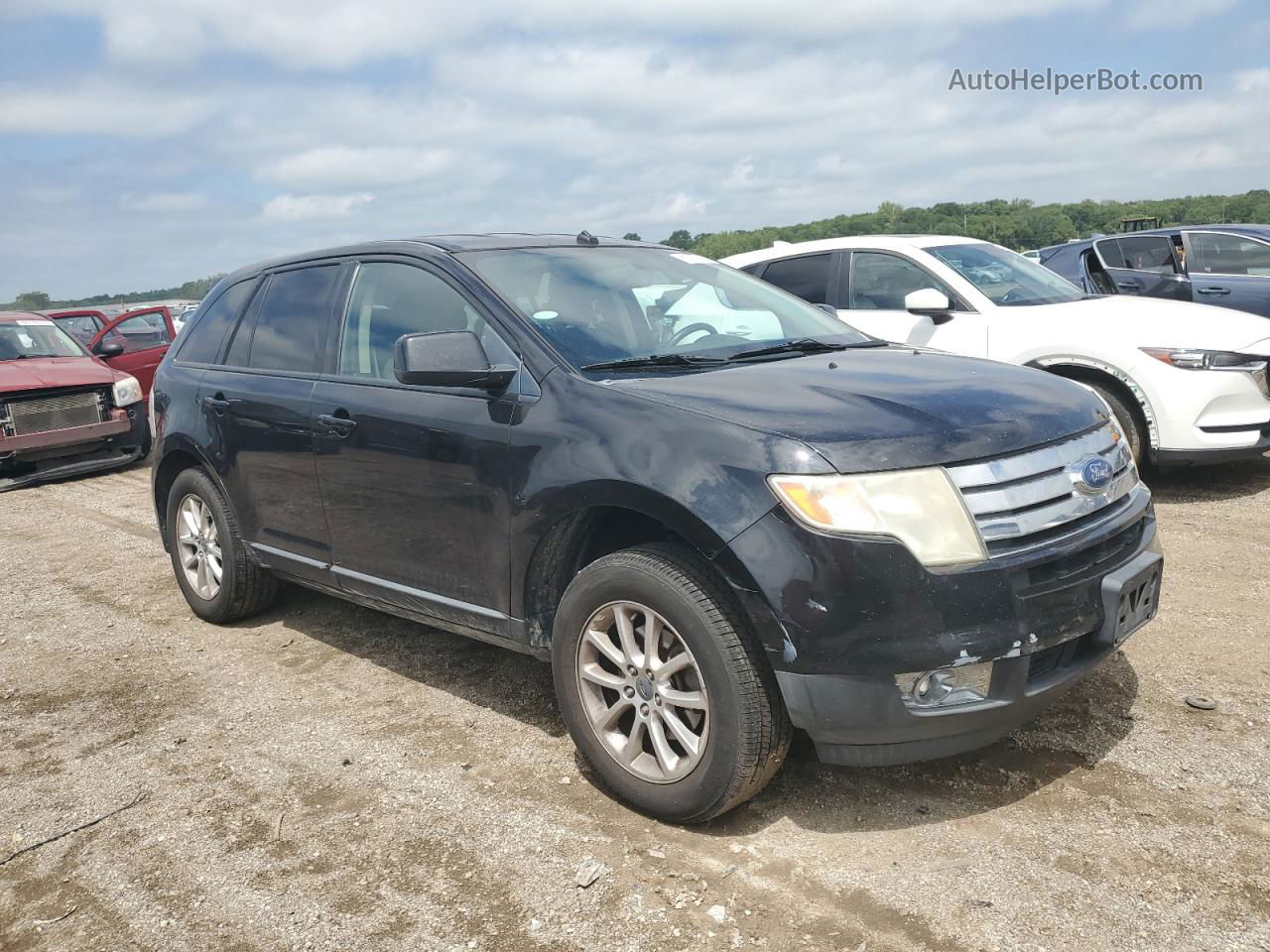 2010 Ford Edge Sel Черный vin: 2FMDK3JC3ABA18994