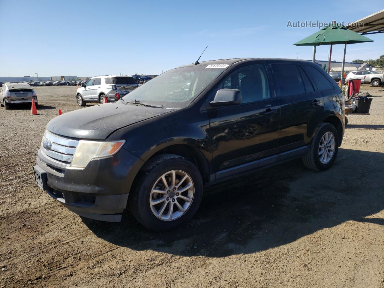 2010 Ford Edge Sel Черный vin: 2FMDK3JC3ABA36377