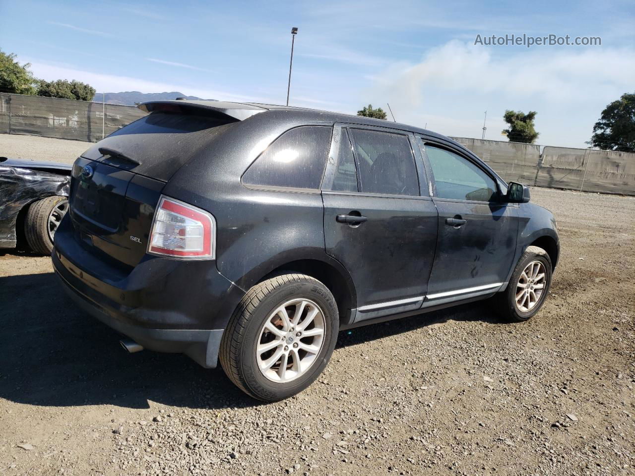 2010 Ford Edge Sel Black vin: 2FMDK3JC3ABA36377