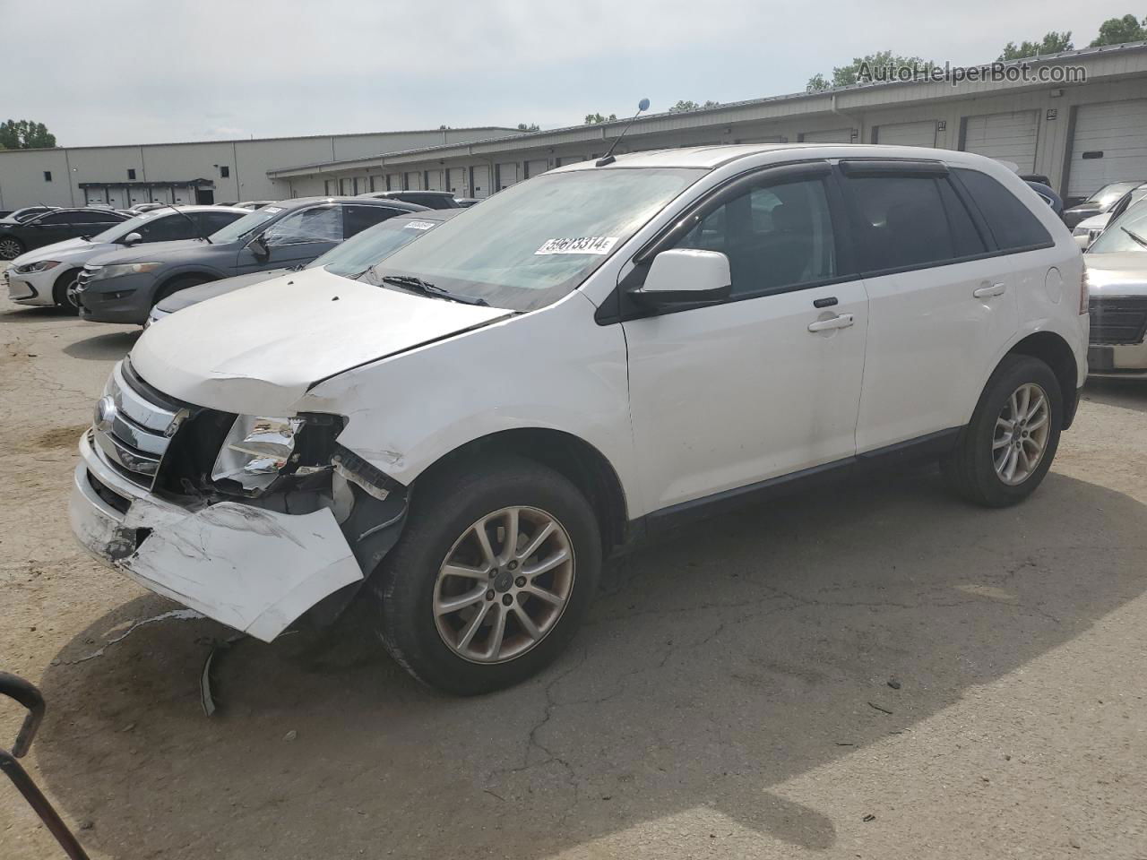 2010 Ford Edge Sel Белый vin: 2FMDK3JC3ABA56564