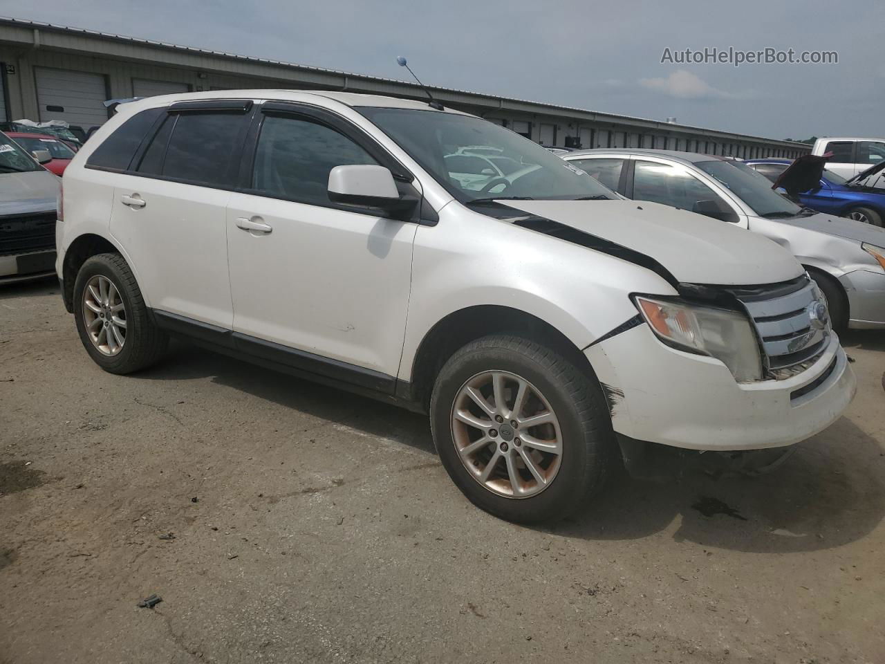 2010 Ford Edge Sel White vin: 2FMDK3JC3ABA56564