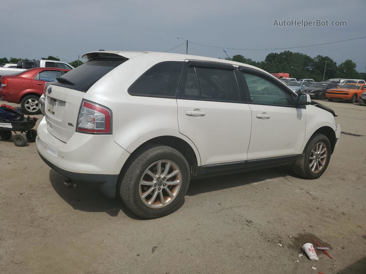 2010 Ford Edge Sel Белый vin: 2FMDK3JC3ABA56564