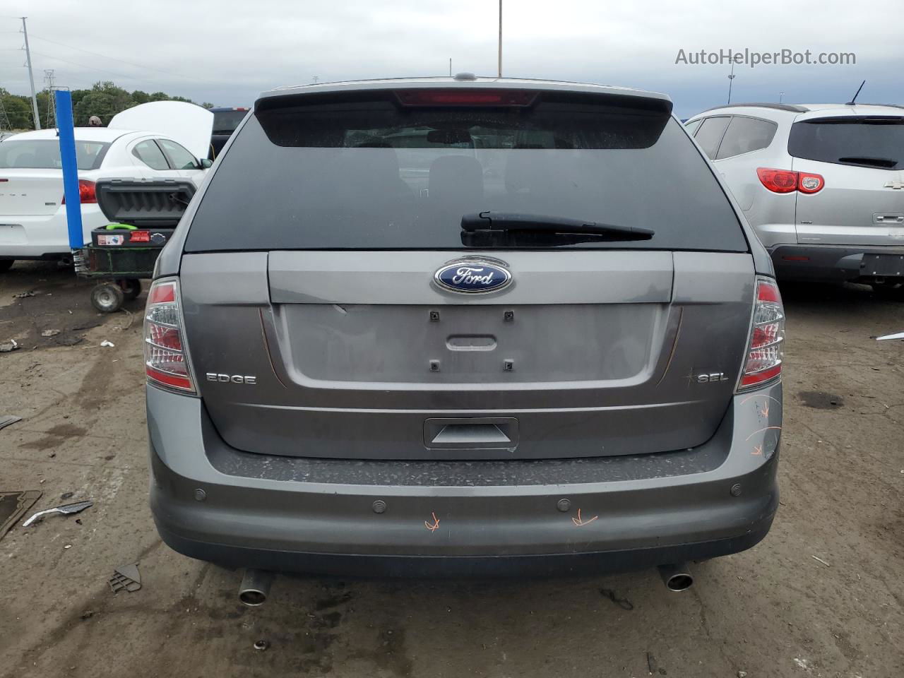 2010 Ford Edge Sel Silver vin: 2FMDK3JC3ABB20280