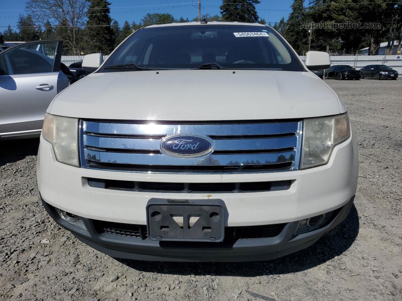 2010 Ford Edge Sel White vin: 2FMDK3JC3ABB59824