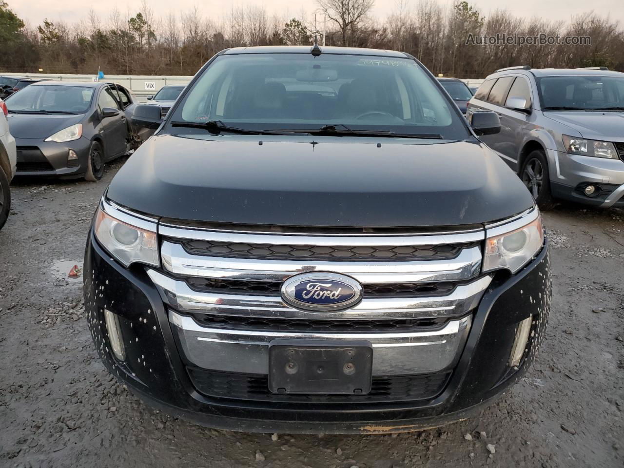 2014 Ford Edge Sel Black vin: 2FMDK3JC3EBA74715