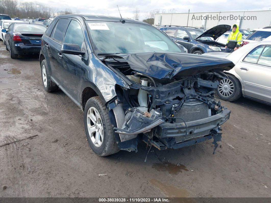 2014 Ford Edge Sel Черный vin: 2FMDK3JC3EBA95998