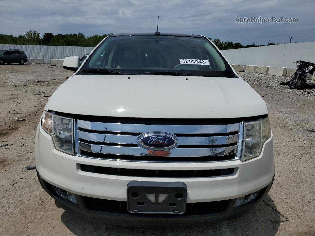 2010 Ford Edge Sel White vin: 2FMDK3JC4ABA12170