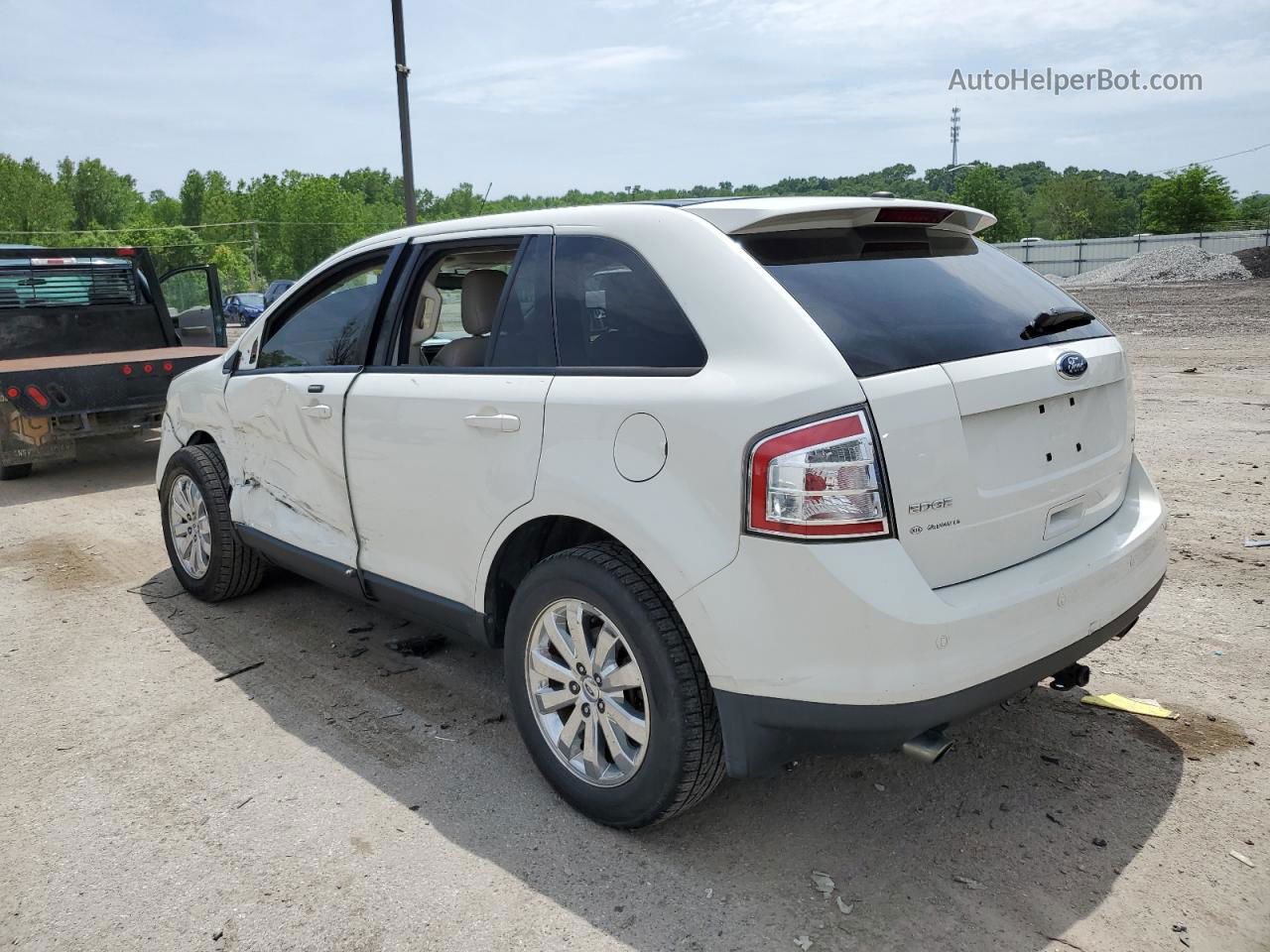 2010 Ford Edge Sel White vin: 2FMDK3JC4ABA12170