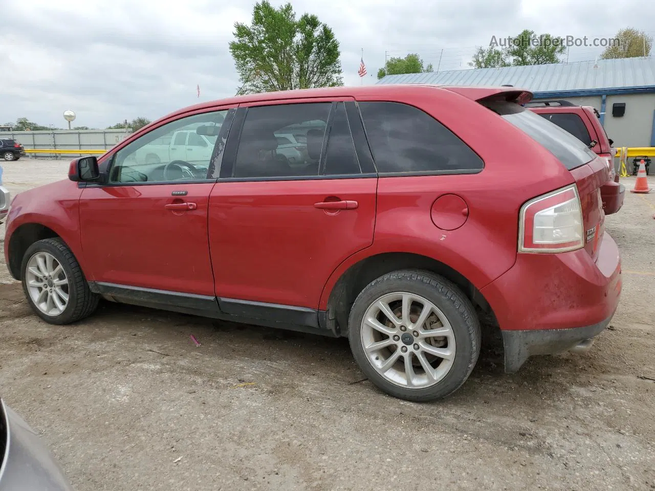 2010 Ford Edge Sel Red vin: 2FMDK3JC4ABA50093