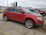 2010 Ford Edge Sel Red vin: 2FMDK3JC4ABA50093