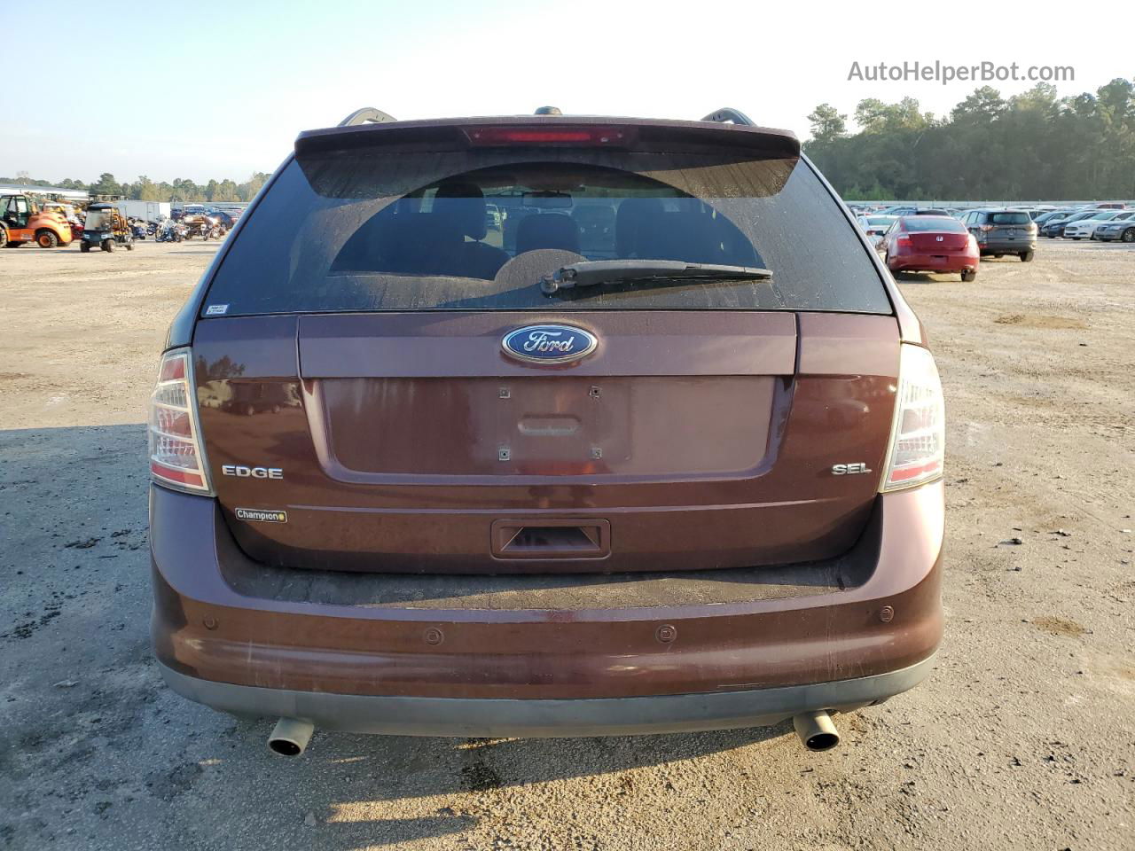 2010 Ford Edge Sel Maroon vin: 2FMDK3JC4ABA81022