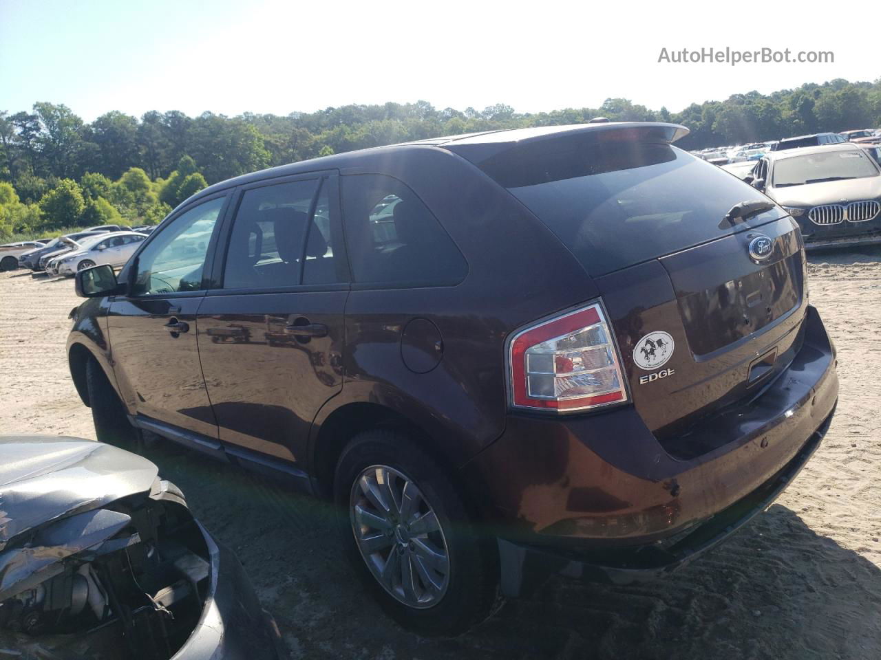 2010 Ford Edge Sel Maroon vin: 2FMDK3JC4ABB03892