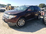 2010 Ford Edge Sel Maroon vin: 2FMDK3JC4ABB03892