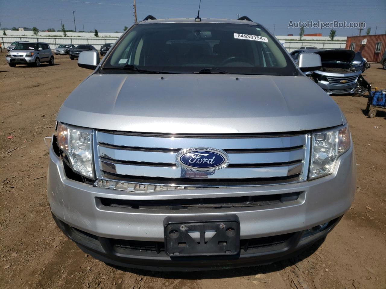 2010 Ford Edge Sel Silver vin: 2FMDK3JC4ABB08963