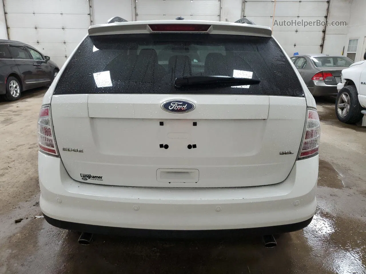 2010 Ford Edge Sel White vin: 2FMDK3JC4ABB41798