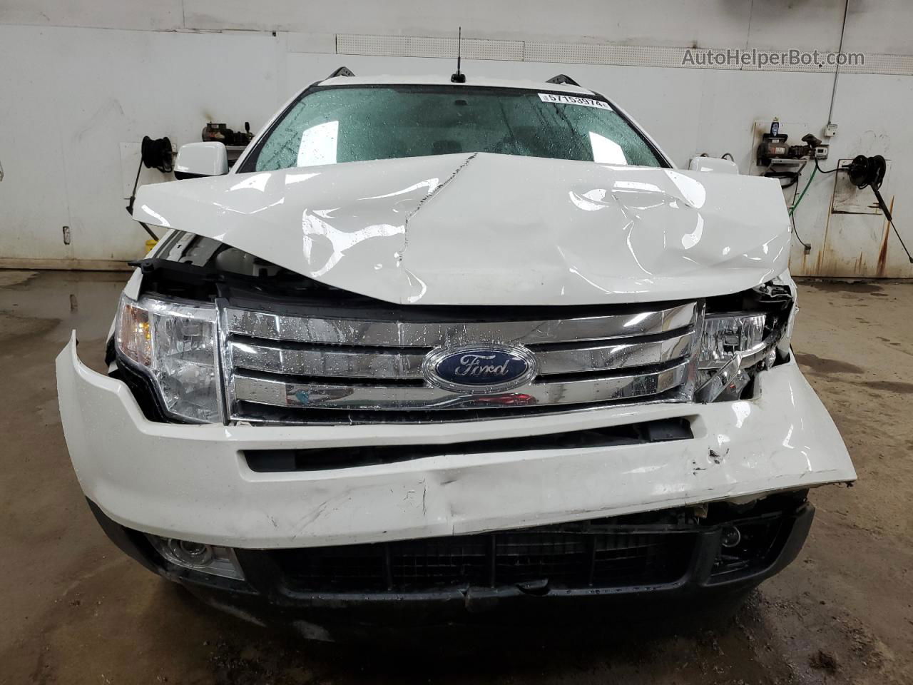 2010 Ford Edge Sel White vin: 2FMDK3JC4ABB41798