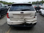 2014 Ford Edge Sel White vin: 2FMDK3JC4EBA41061