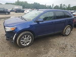 2014 Ford Edge Sel Синий vin: 2FMDK3JC4EBA61391