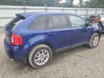 2014 Ford Edge Sel Blue vin: 2FMDK3JC4EBA61391