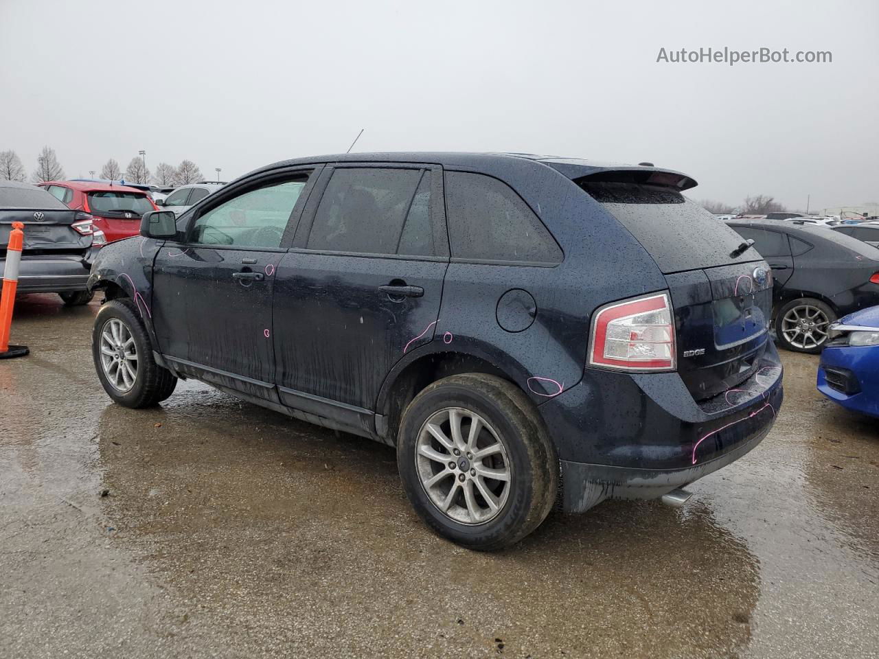 2010 Ford Edge Sel Blue vin: 2FMDK3JC5ABA19063