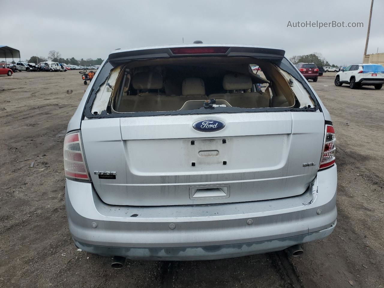 2010 Ford Edge Sel Silver vin: 2FMDK3JC5ABA48594