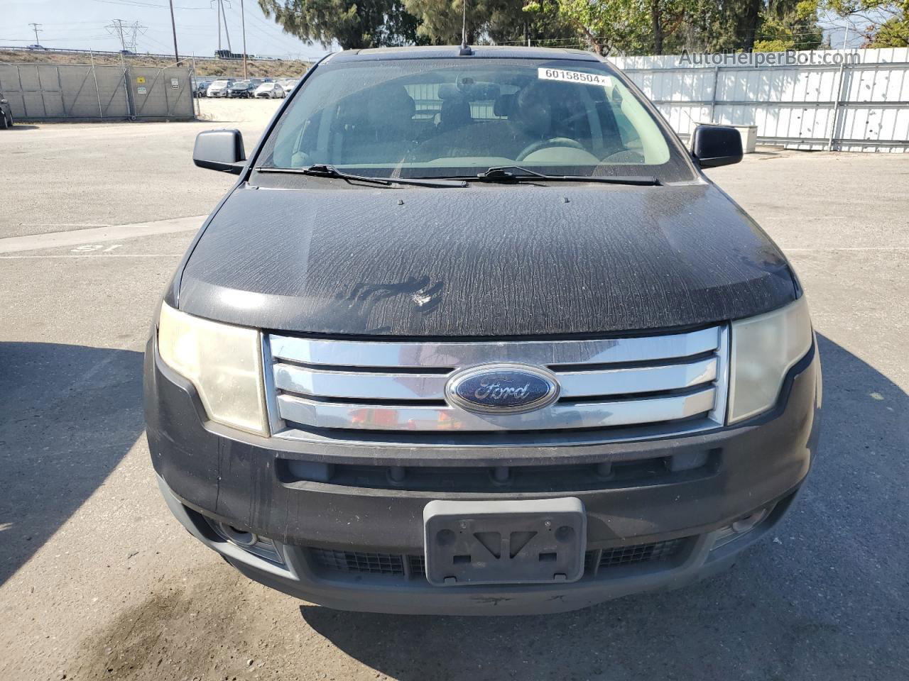 2010 Ford Edge Sel Черный vin: 2FMDK3JC5ABA52502