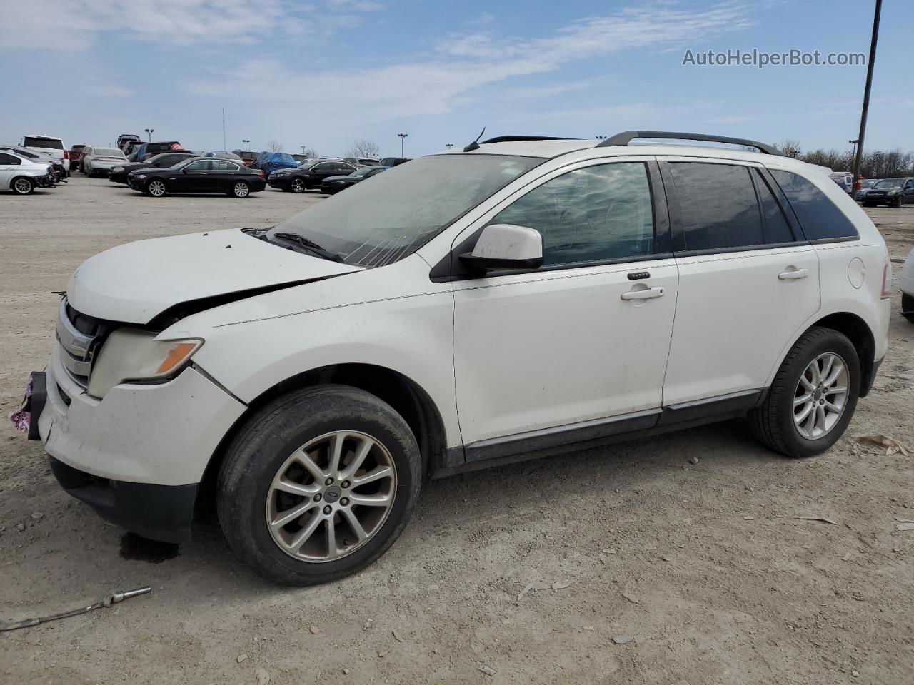 2010 Ford Edge Sel White vin: 2FMDK3JC5ABA89341