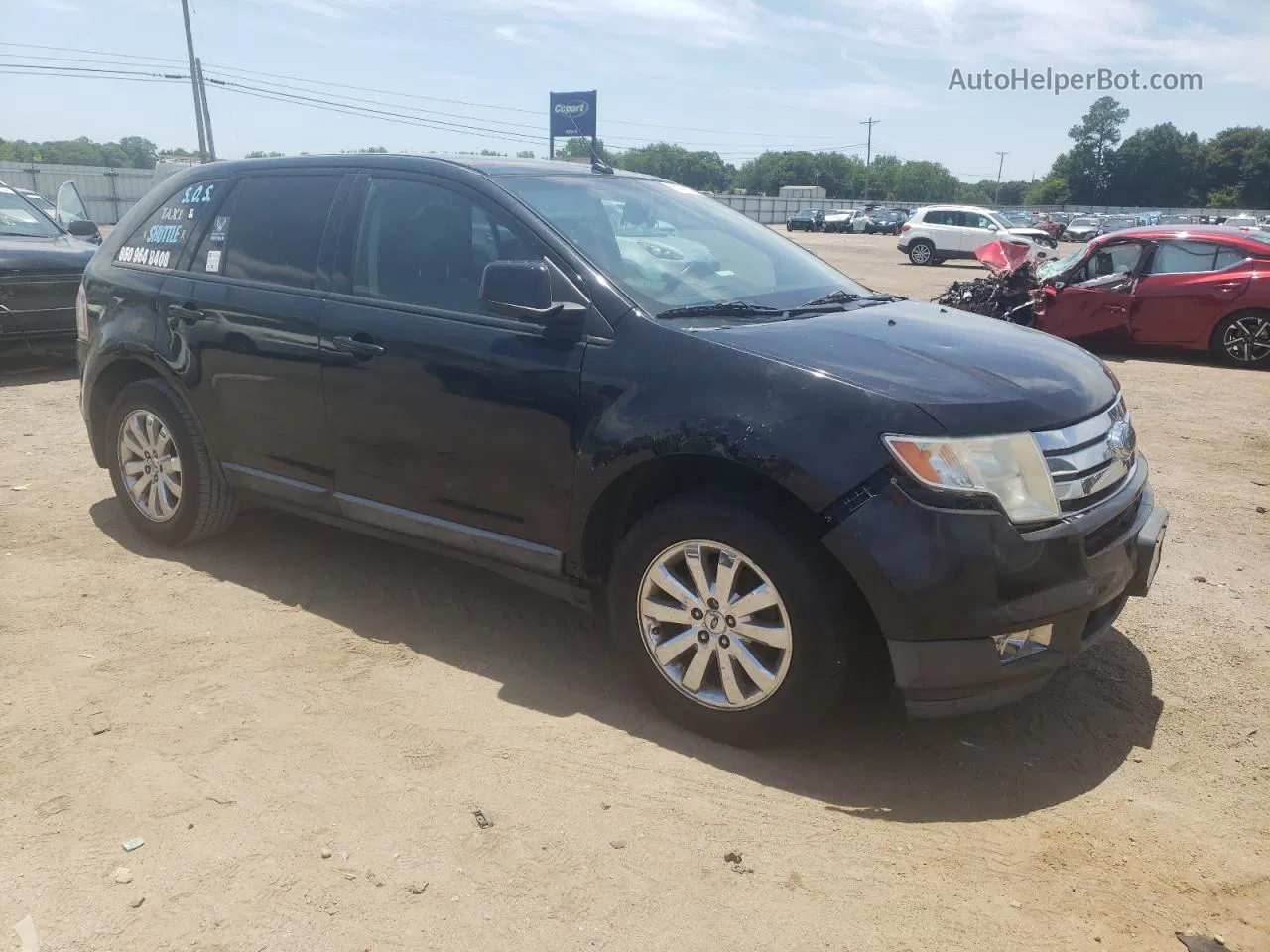 2010 Ford Edge Sel Black vin: 2FMDK3JC5ABB26646