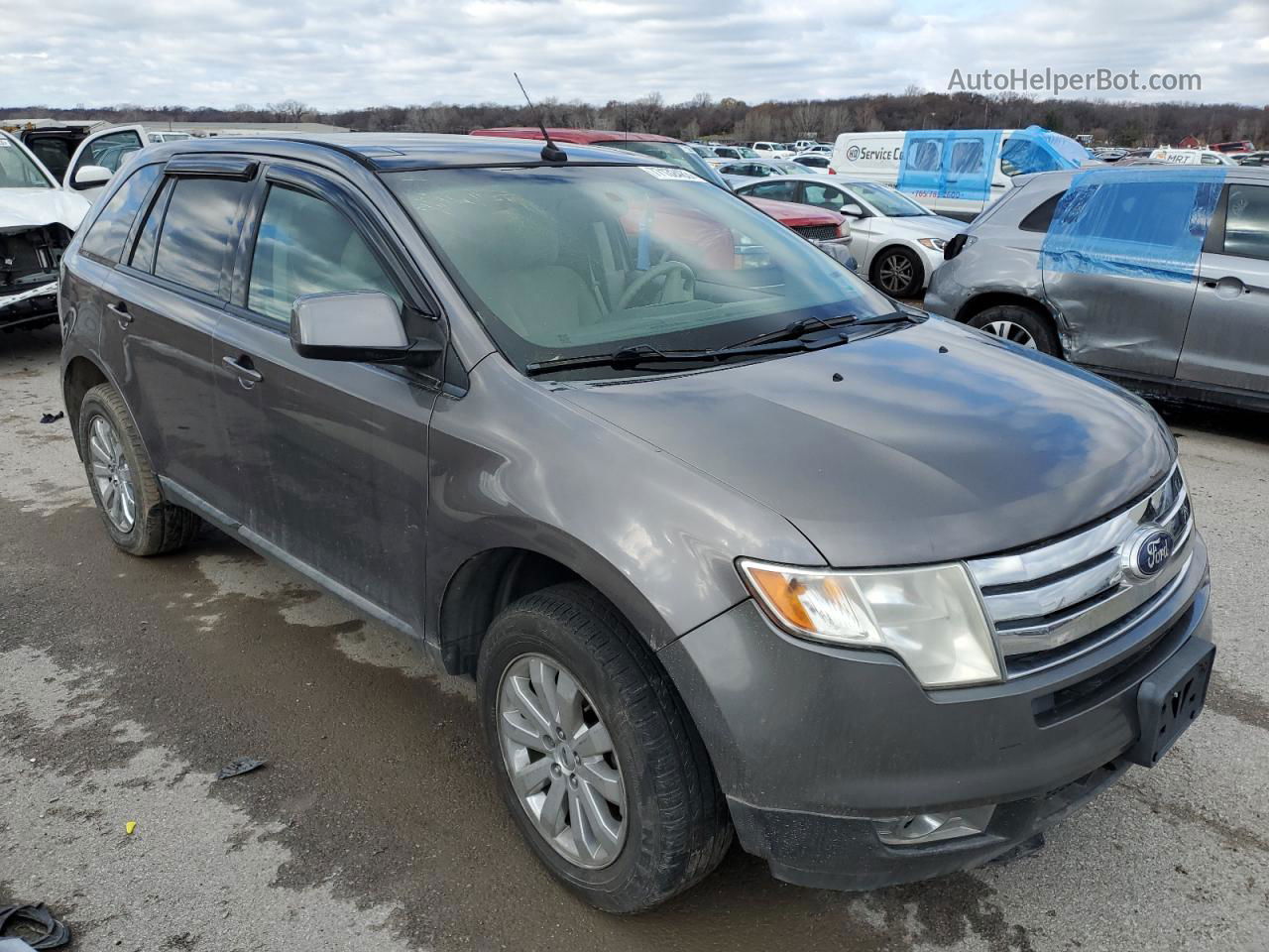 2010 Ford Edge Sel Gray vin: 2FMDK3JC5ABB70498