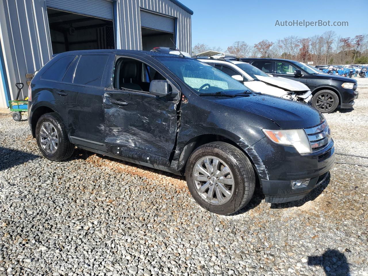 2010 Ford Edge Sel Black vin: 2FMDK3JC5ABB78651