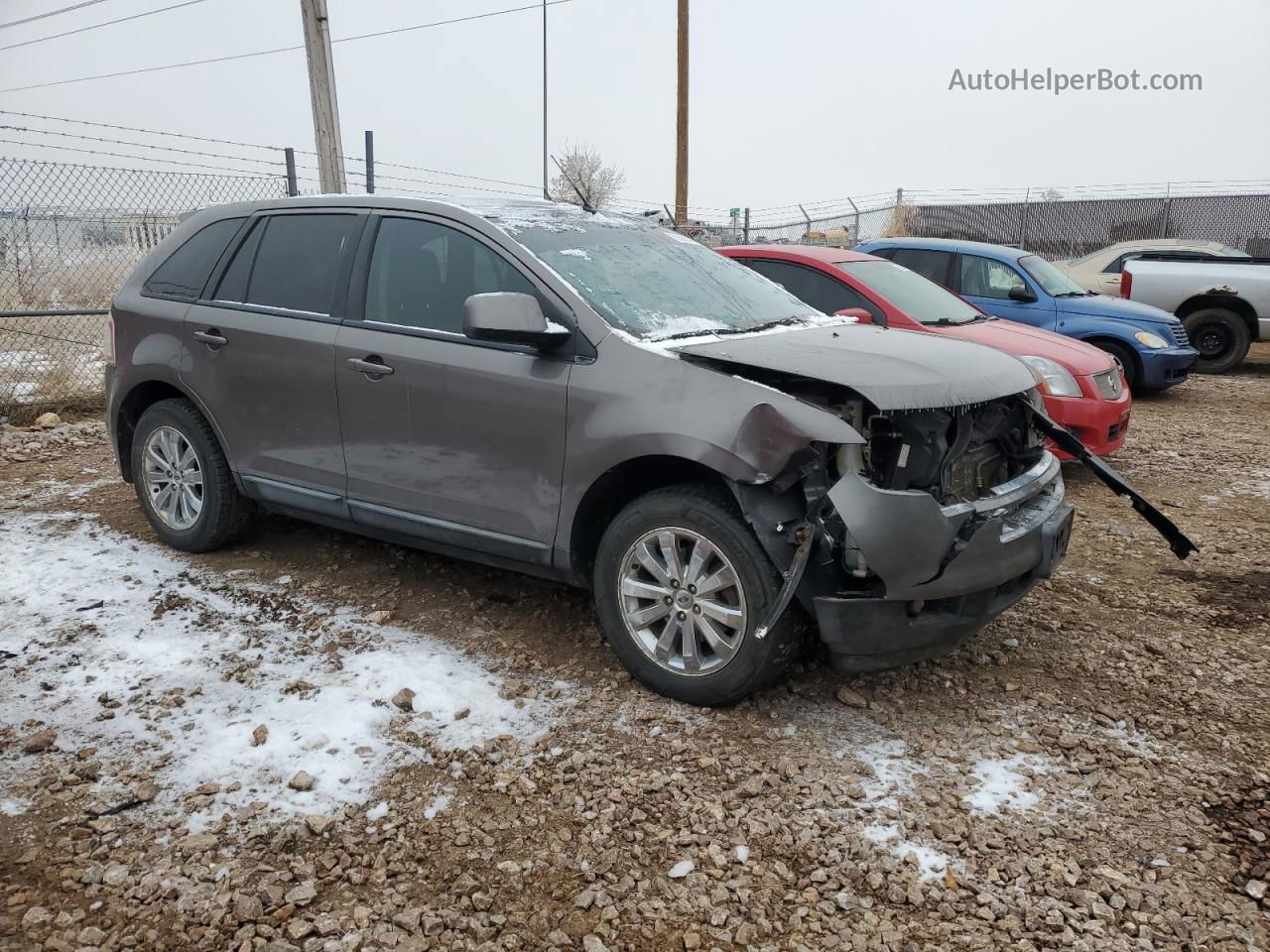 2010 Ford Edge Sel Gray vin: 2FMDK3JC5ABB79203