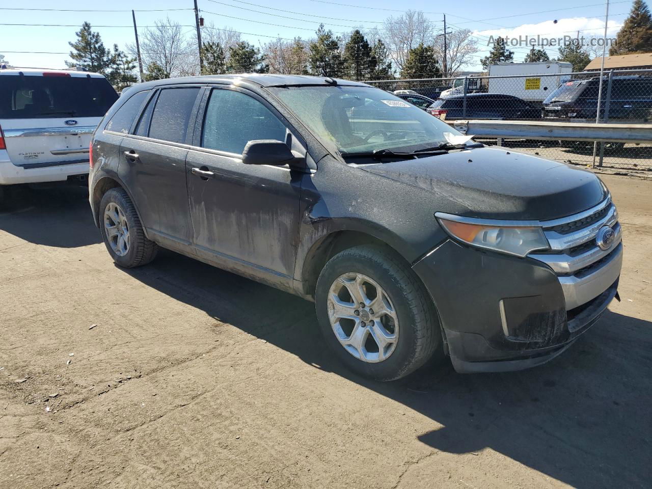 2014 Ford Edge Sel Black vin: 2FMDK3JC5EBB01333