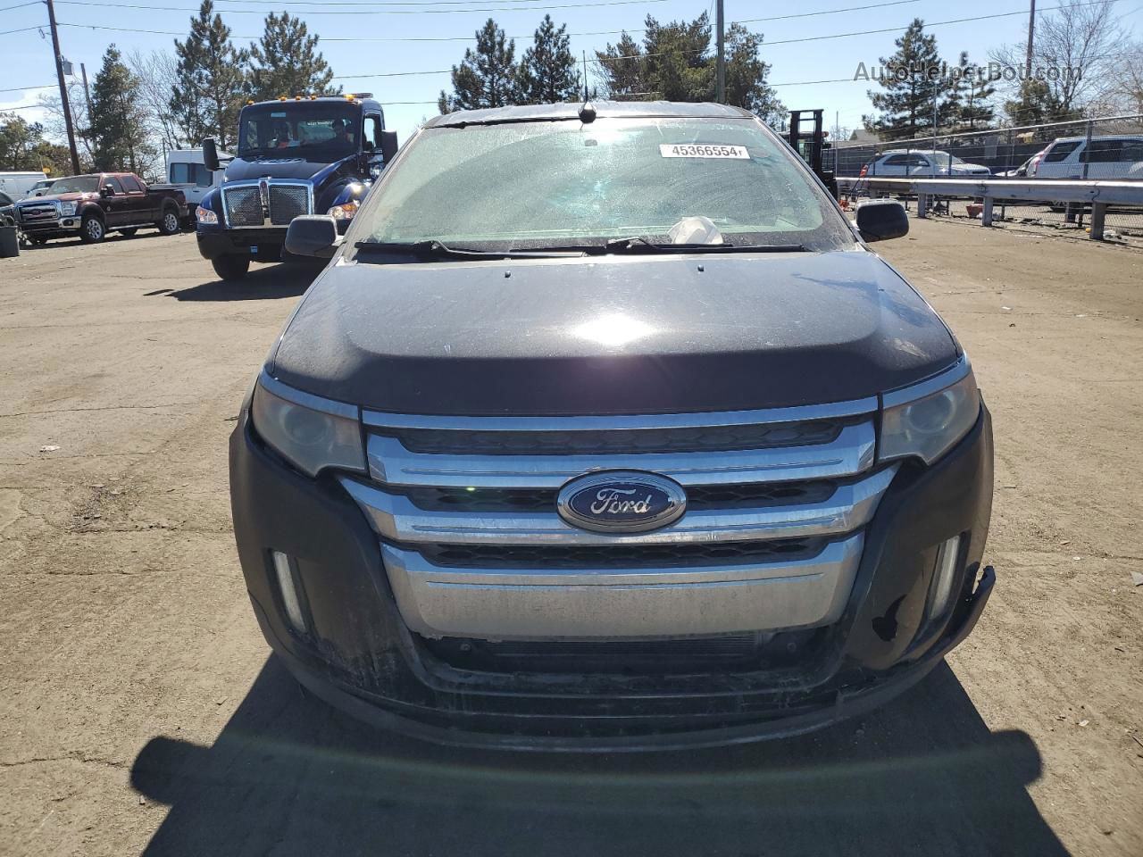 2014 Ford Edge Sel Black vin: 2FMDK3JC5EBB01333