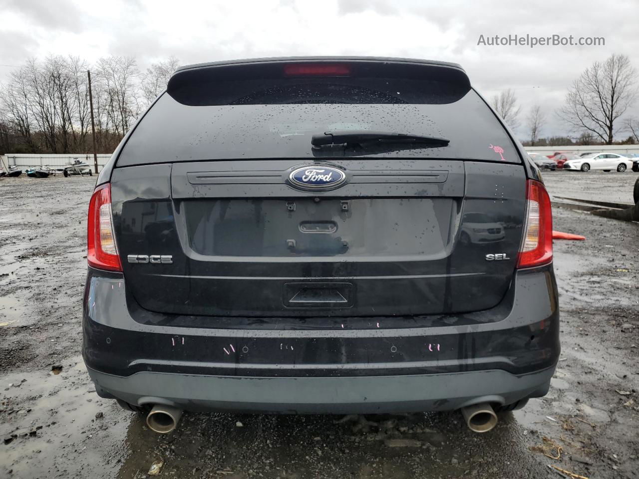 2014 Ford Edge Sel Black vin: 2FMDK3JC5EBB34249