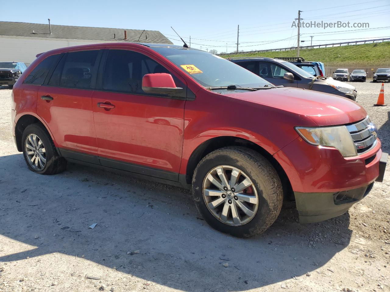 2010 Ford Edge Sel Maroon vin: 2FMDK3JC6ABA19993