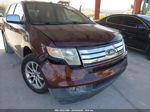 2010 Ford Edge Sel Burgundy vin: 2FMDK3JC6ABA36177