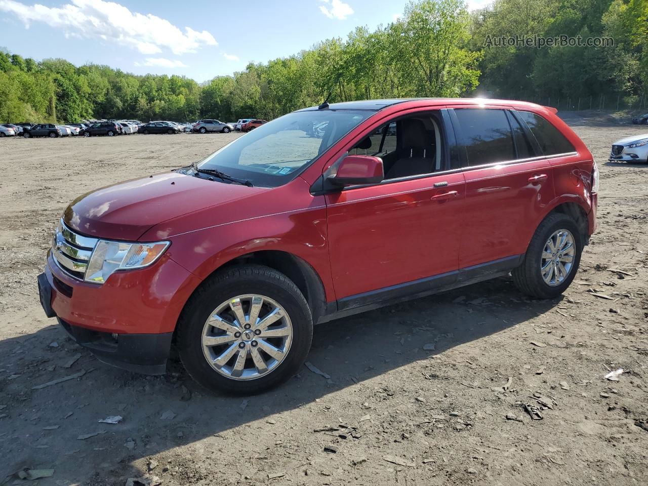 2010 Ford Edge Sel Красный vin: 2FMDK3JC6ABA42027