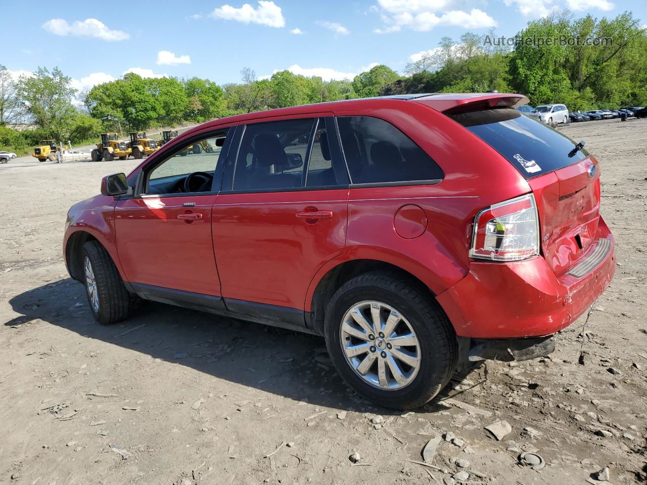 2010 Ford Edge Sel Красный vin: 2FMDK3JC6ABA42027