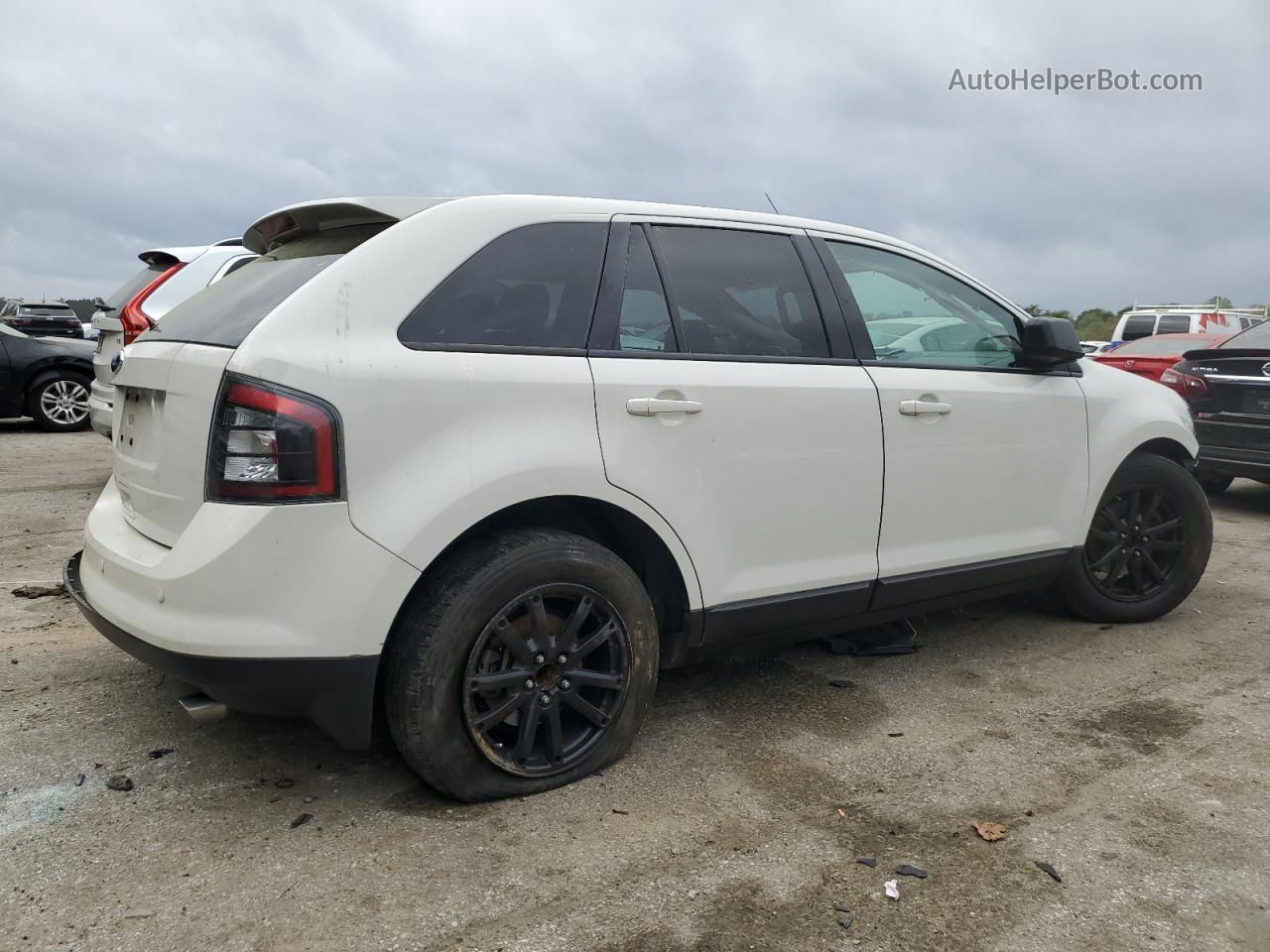 2010 Ford Edge Sel White vin: 2FMDK3JC6ABA44957