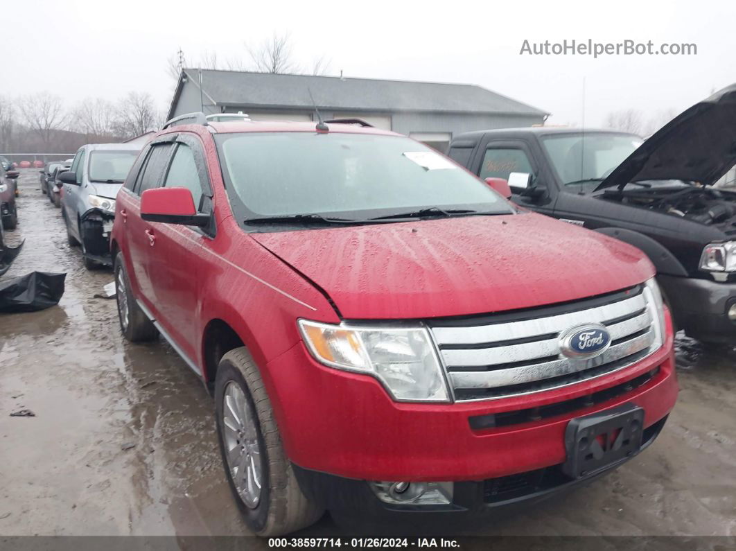 2010 Ford Edge Sel Red vin: 2FMDK3JC6ABB71207