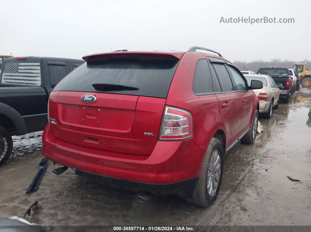 2010 Ford Edge Sel Red vin: 2FMDK3JC6ABB71207