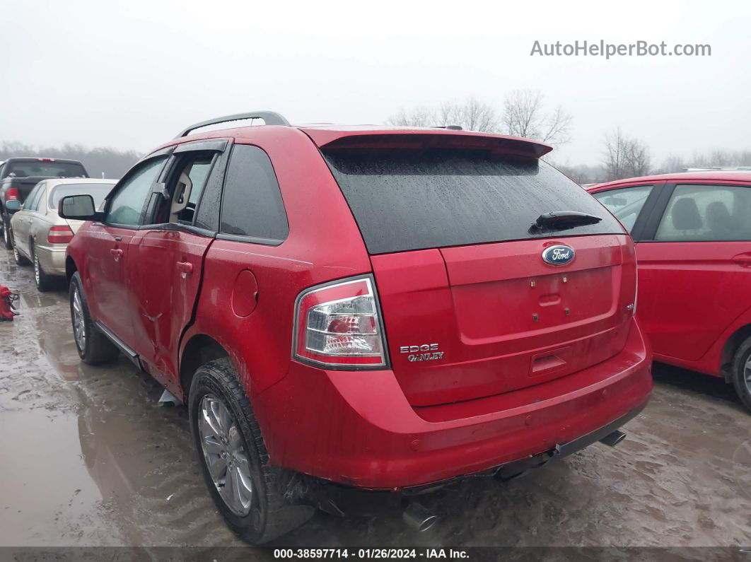 2010 Ford Edge Sel Red vin: 2FMDK3JC6ABB71207