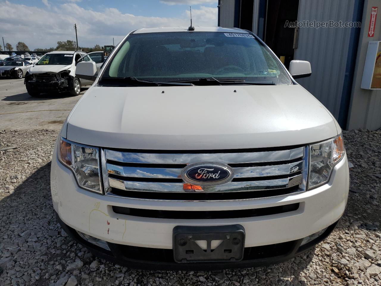 2010 Ford Edge Sel White vin: 2FMDK3JC6ABB71871