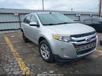 2014 Ford Edge Sel Silver vin: 2FMDK3JC6EBA93758