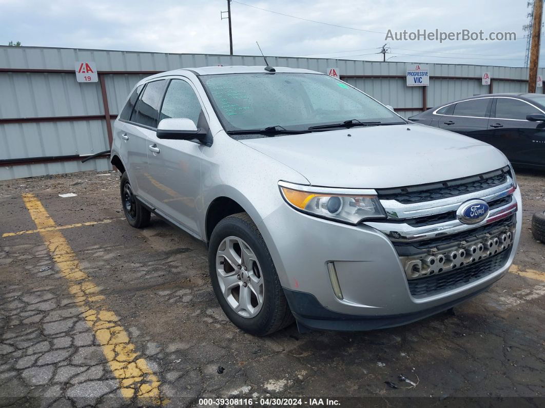 2014 Ford Edge Sel Silver vin: 2FMDK3JC6EBA93758