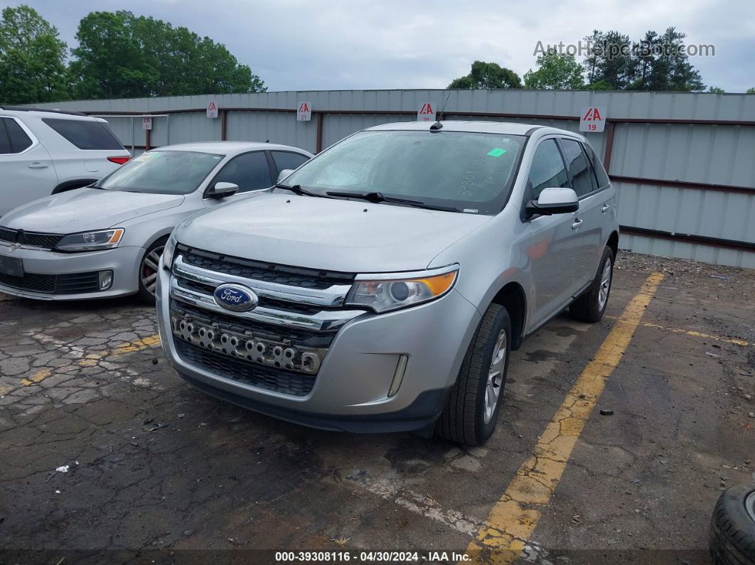 2014 Ford Edge Sel Silver vin: 2FMDK3JC6EBA93758